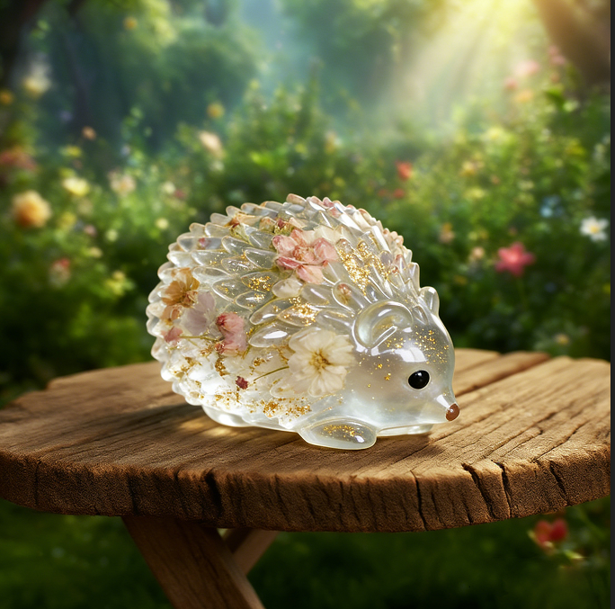 Cute Hedgehog Ornament Resin Mold
