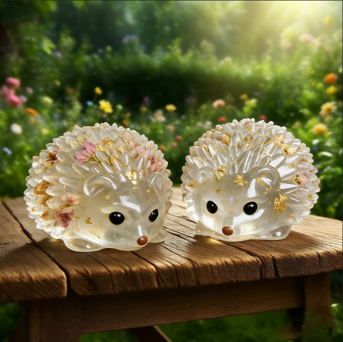 Cute Hedgehog Ornament Resin Mold
