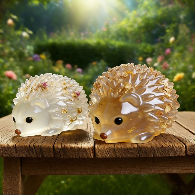 Cute Hedgehog Ornament Resin Mold