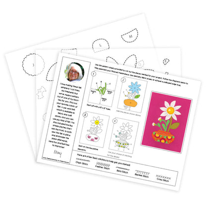 Daisy Dish Felt Kit