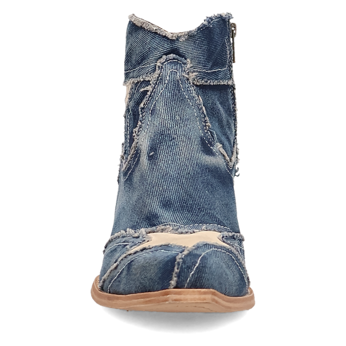 Dan Post Women's Stardust Denim Bootie in Blue