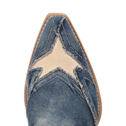 Dan Post Women's Stardust Denim Bootie in Blue