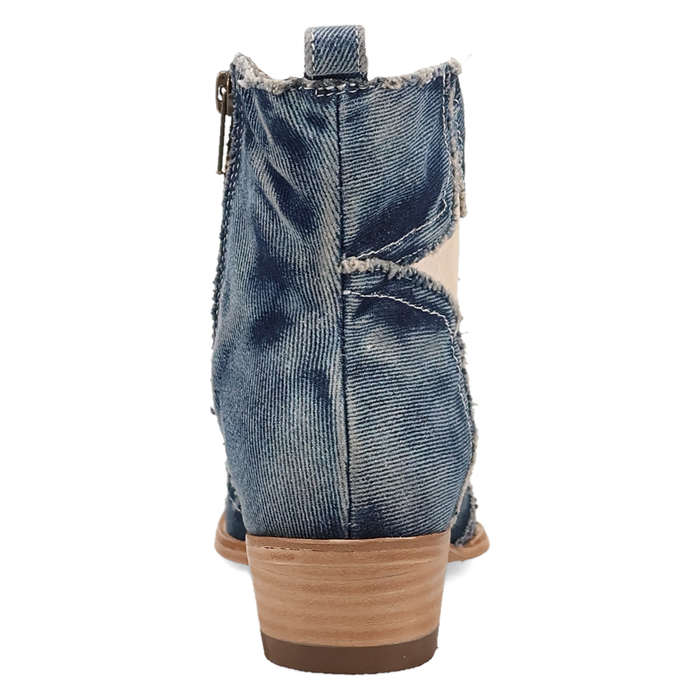 Dan Post Women's Stardust Denim Bootie in Blue