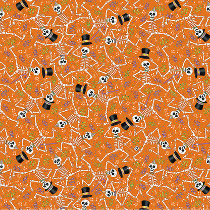 Dancing Skeletons Fabric