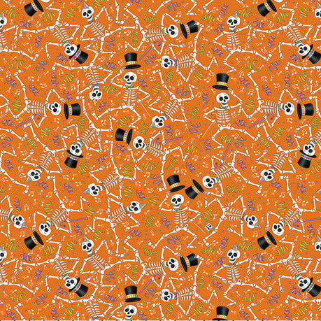 Dancing Skeletons Fabric