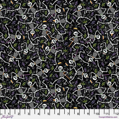 Dancing Skeletons Fabric