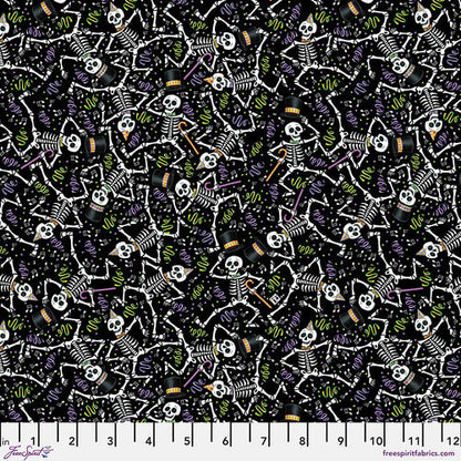 Dancing Skeletons Fabric