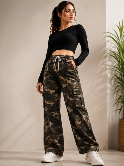 Dark Camo Baggy Cargo