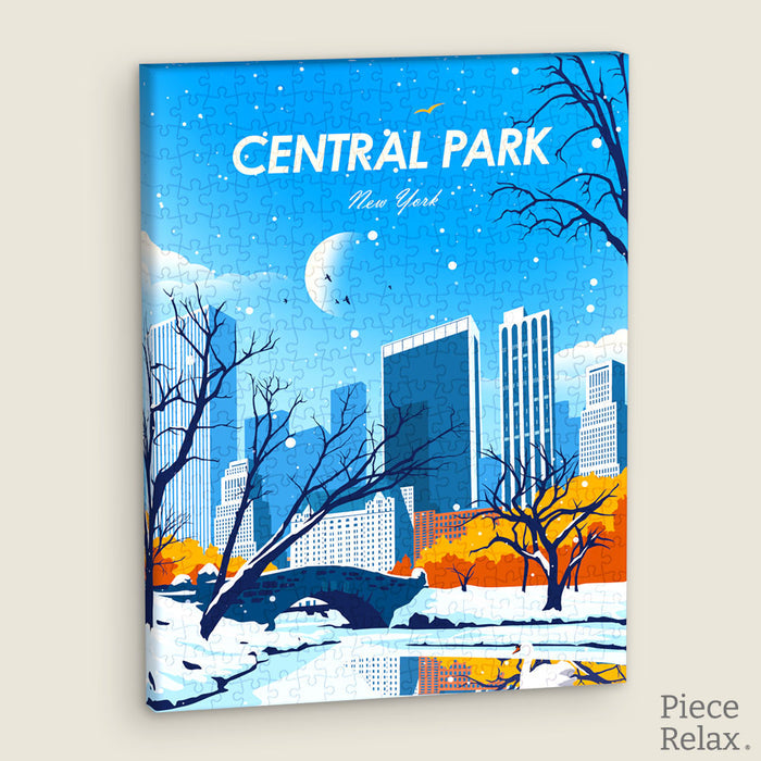 Days in New York: Central Park - Puzzle Canvas [HN1404]