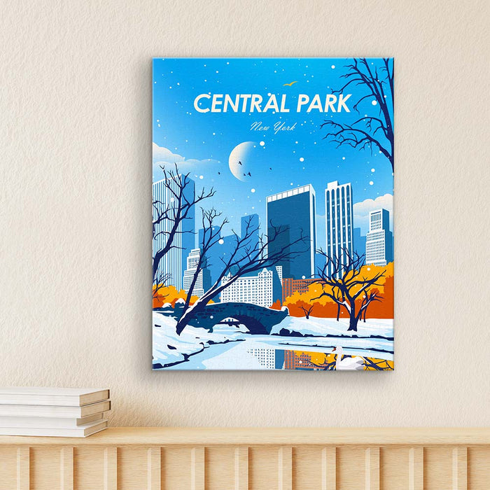 Days in New York: Central Park - Puzzle Canvas [HN1404]