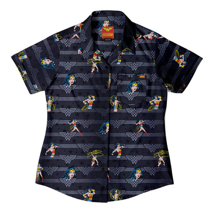 RSVLTS XS DC Comics Women's Short Sleeve Shirt DC Wonder Woman "Legacy of Wonder" – Women's KUNUFLEX Short Sleeve Shirt DC Wonder Woman "Legacy of Wonder" – Women's KUNUFLEX Short Sleeve Shirt