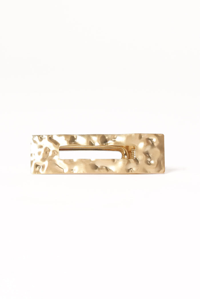 Petal and Pup USA ACCESSORIES Deborah Hairclip - Gold One Size