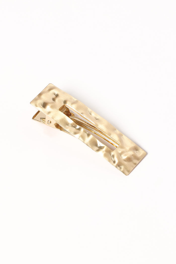 Petal and Pup USA ACCESSORIES Deborah Hairclip - Gold One Size