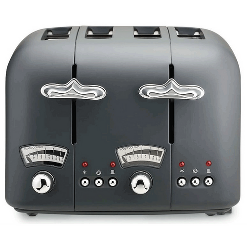 DeLonghi Argento Silva 4 Slice Toaster DeLonghi Toaster Euronics Ireland
