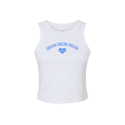 Delta Delta Delta Crop Tank Top