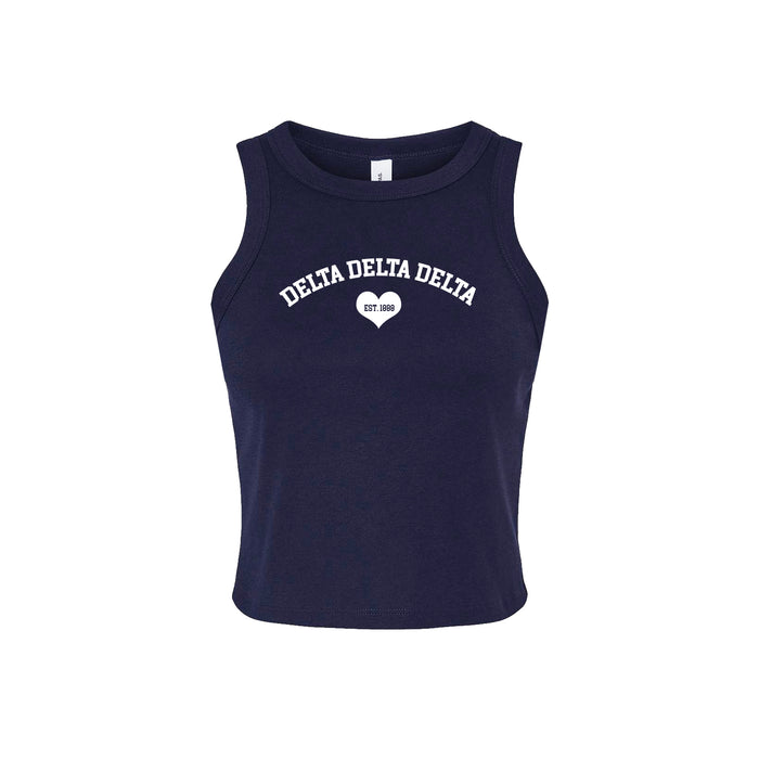 Delta Delta Delta Crop Tank Top