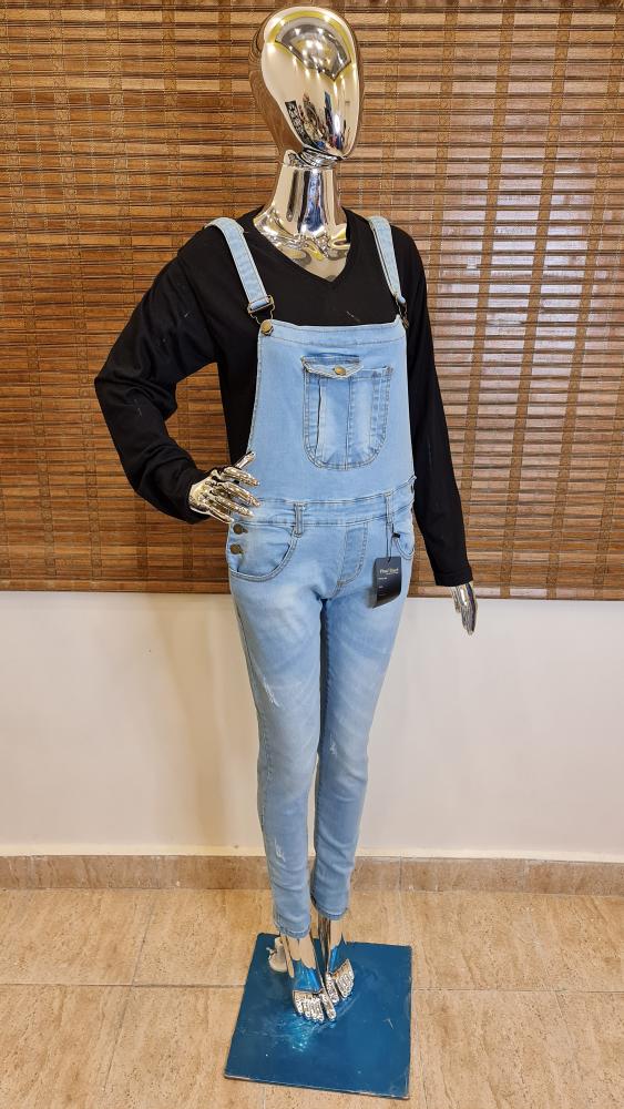Denim Rompers with adjustable straps - Maha fashions -  Rompers