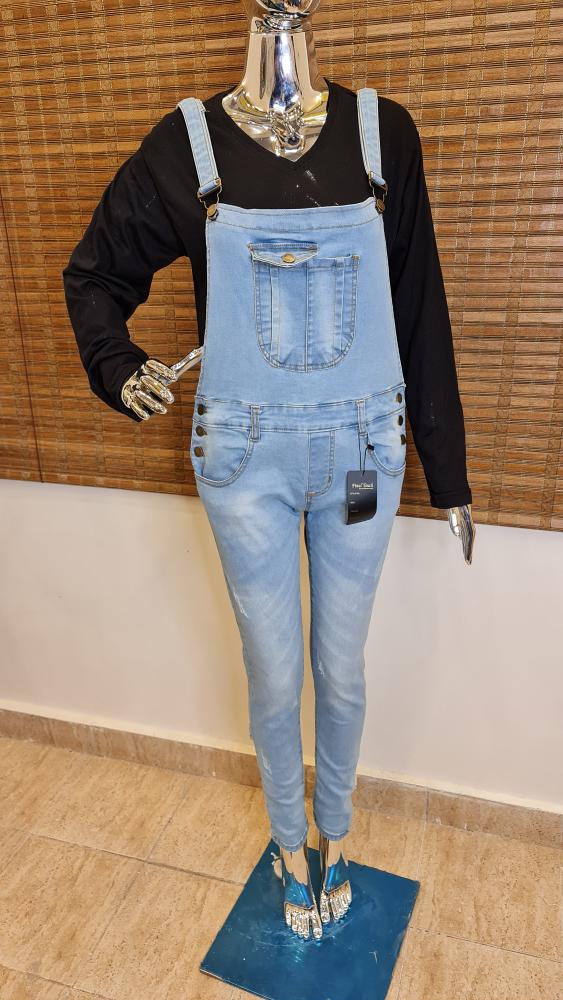 Denim Rompers with adjustable straps - Maha fashions -  Rompers