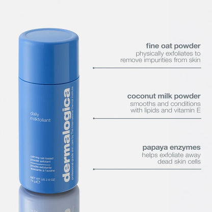 Dermalogica Daily Milkfoliant - Calming Oat Based Powder Exfoliant