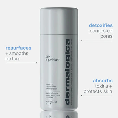Dermalogica Daily Superfoliant - Resurfacing Charcoal Based Powder Exfoliant