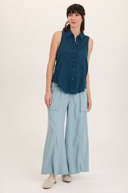 Wearables Desoto Ultra-Flare Wide Leg Pocket Trouser
