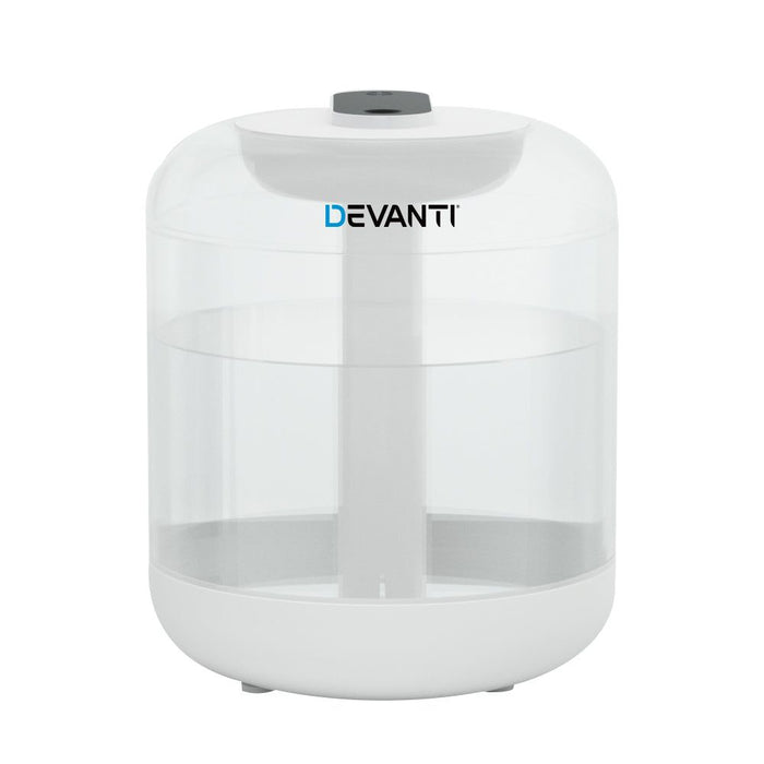 Devanti 1L Air Humidifier Ultrasonic Purifier Aroma Diffuser -Home Living Store - -