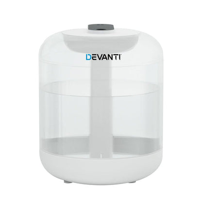 Devanti 1L Air Humidifier Ultrasonic Purifier Aroma Diffuser -Home Living Store - -