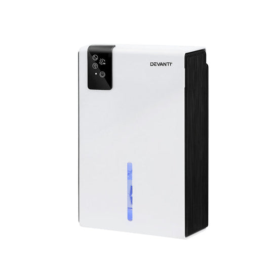 DEVANTI 2000ml  Portable Dehumidifier Moisture Absorber Home Bedroom Quiet Remote - Devanti