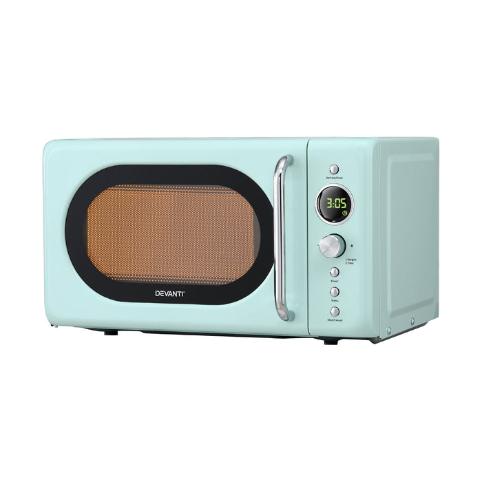 Devanti 20L Microwave Oven 700W Green - Devanti