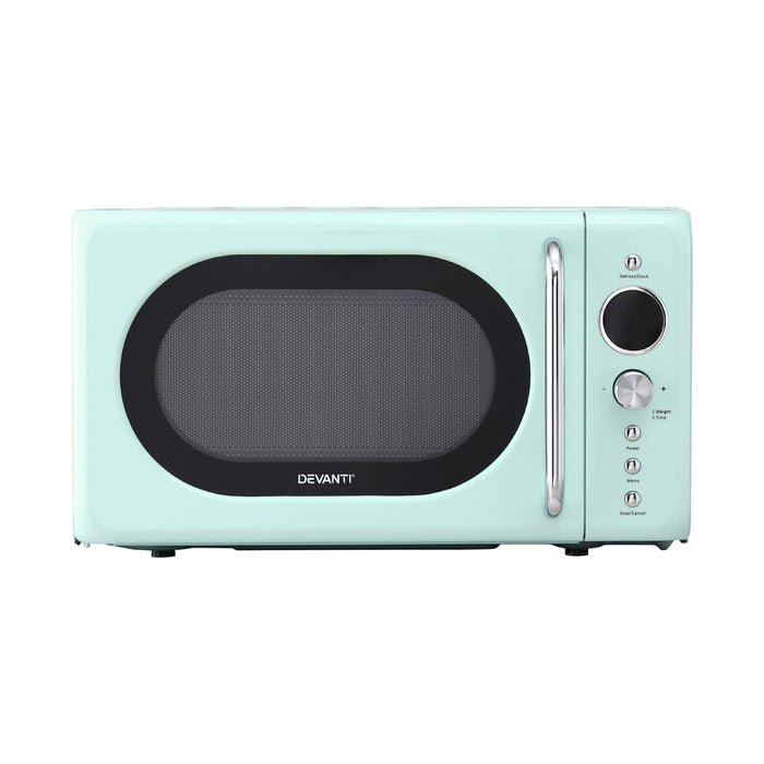 Devanti 20L Microwave Oven 700W Green - Devanti