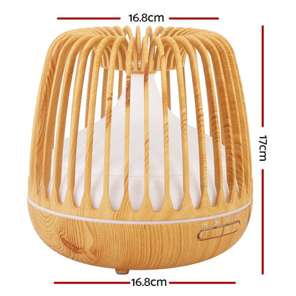 Devanti 4-In-1 Aroma Diffuser Aromatherapy Humidifier Essential Oil 500ml -Home Living Store - -