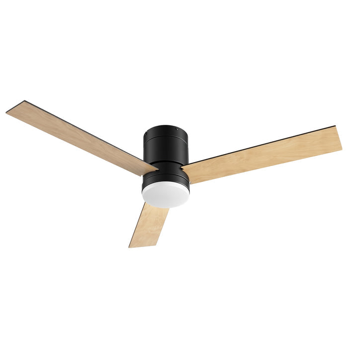 Devanti 52'' Ceiling Fan 3 Blades Double-sided DC Motor w/Light w/Remote Light Wood and bLack - Devanti