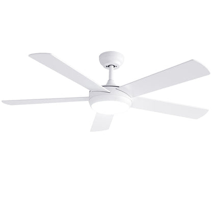 Devanti 52'' Ceiling Fan 5 Blades DC Motor w/Light w/Remote White - Devanti