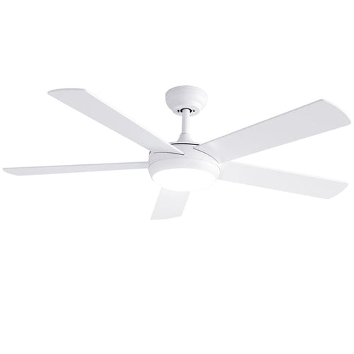 Devanti 52'' Ceiling Fan 5 Blades DC Motor w/Light w/Remote White - Devanti