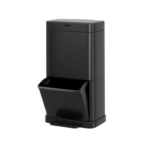 Devanti 70L Motion Sensor Bin Pedal Bins Automatic Black - Devanti