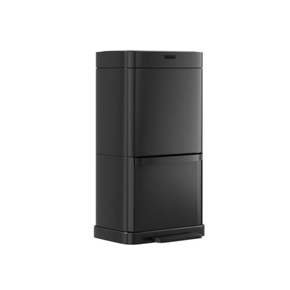 Devanti 70L Motion Sensor Bin Pedal Bins Automatic Black - Devanti