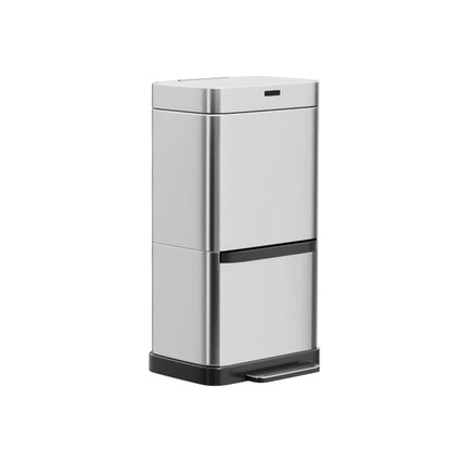 Devanti 70L Motion Sensor Bin Pedal Bins Automatic Siver - Devanti