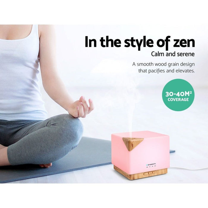 DEVANTi Aroma Diffuser Air Humidifier Night Light 600ml -Home Living Store - -