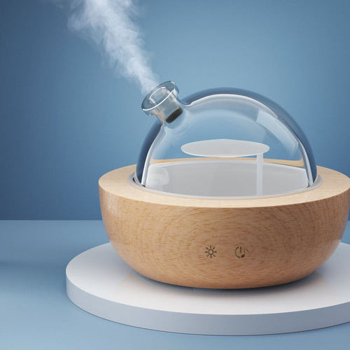 Devanti Aroma Diffuser Aromatherapy Humidifier Purifier Essential Oil LED Glass -Home Living Store - -