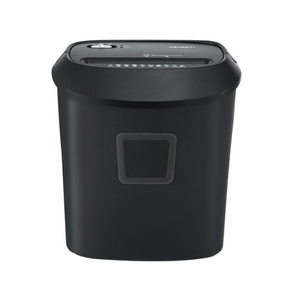 Devanti Electric Paper Shredder for Home Office 10 A4 Paper Sheet Cross-Cut Paper - Devanti