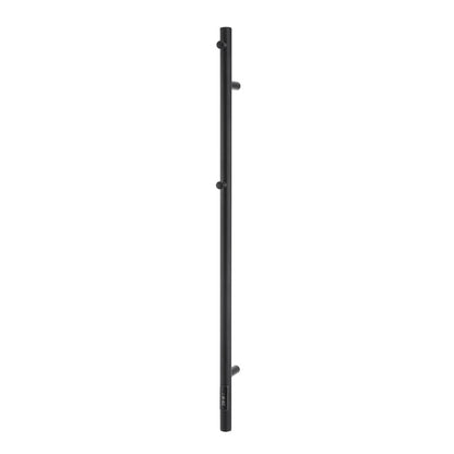 Devanti Heated Towel Rail with Timer Vertical Electric Heater Warmer Rack Black - Devanti