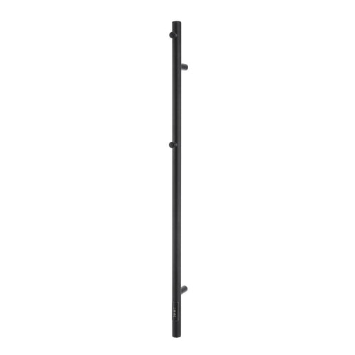 Devanti Heated Towel Rail with Timer Vertical Electric Heater Warmer Rack Black - Devanti