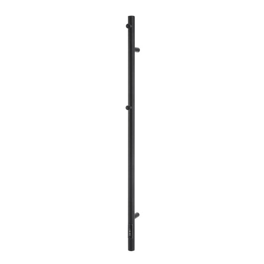 Devanti Heated Towel Rail with Timer Vertical Electric Heater Warmer Rack Black - Devanti