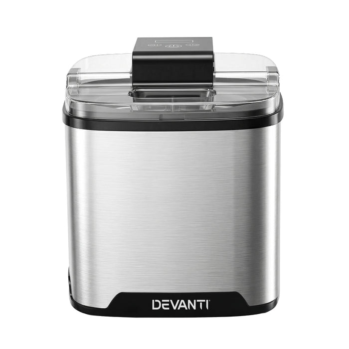Devanti Ice Cream Maker Machine 2L Homemade Gelato Sorbet Frozen Drinks Sliver - Devanti