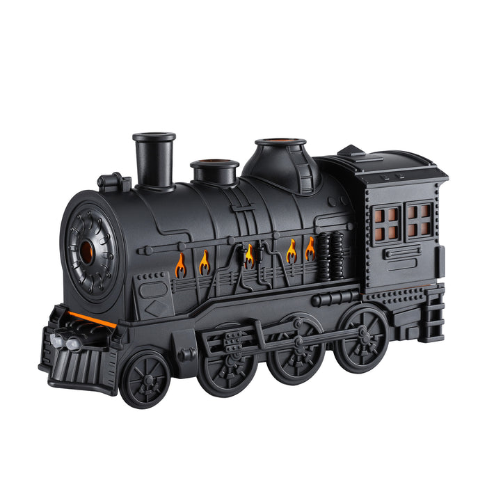 Devanti Train Aroma Diffuser Essential Oil Humidifier 300ml Smoke Ring LED Timer - Devanti