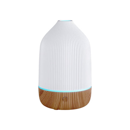 Devanti Ultrasonic Aroma Diffuser Aromatherapy 100ml LED Lights Iron Humidifier Forest - Devanti