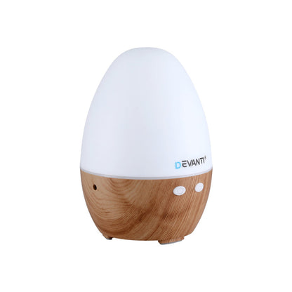 Devanti Ultrasonic Aroma Diffuser Aromatherapy 130ml LED Lights Iron Humidifier Forest - Devanti
