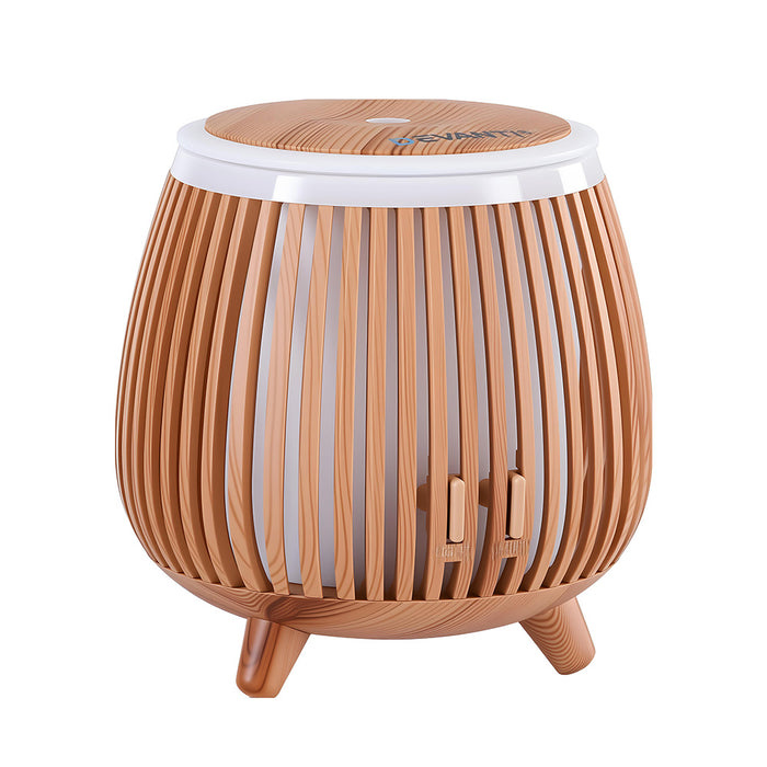 Devanti Ultrasonic Aroma Diffuser Aromatherapy 140ml LED Lights Iron Humidifier Forest Deep Wood - Devanti