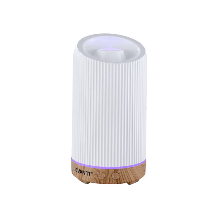 Devanti Ultrasonic Aroma Diffuser Aromatherapy 200ml LED Lights Iron Humidifier Forest - Devanti