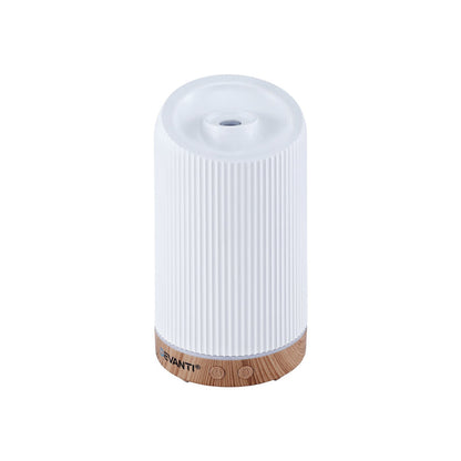Devanti Ultrasonic Aroma Diffuser Aromatherapy 200ml LED Lights Iron Humidifier Forest - Devanti